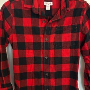 Buffalo Plaid Bold Red and Black Flannel